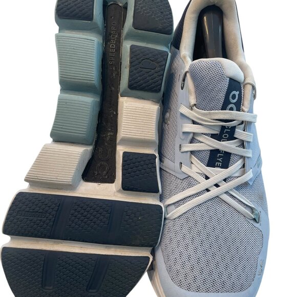 On Running Blue and Gray Athletic Shoes with CloudTec Cushioning - Picture 14 of 16